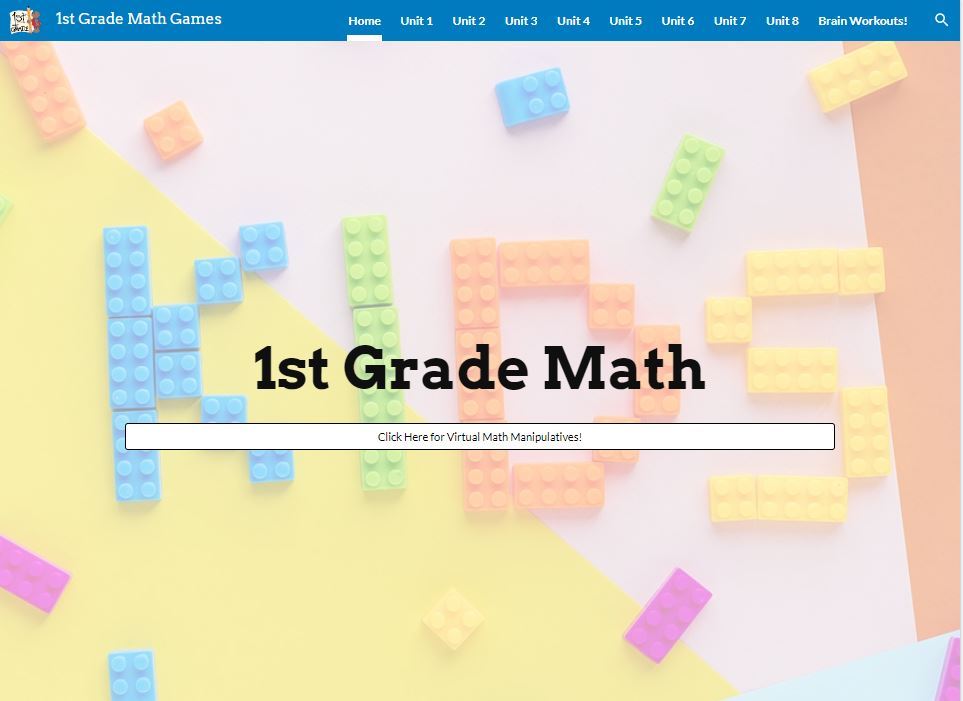 1st Grade Math Site